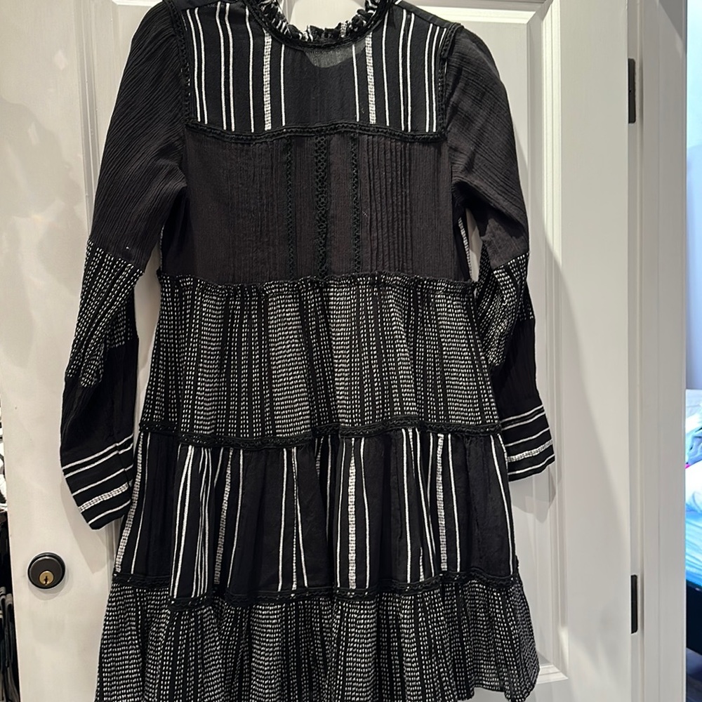 Zara black and white dress
